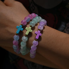 Load image into Gallery viewer, Marble Cross Bracelet

