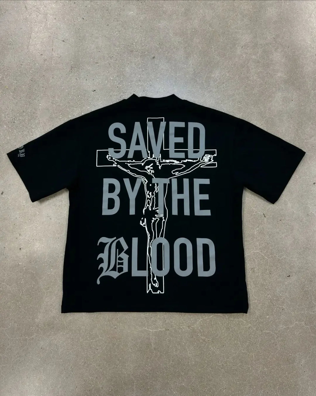 Saved By The Blood Premium Cotton Tshirt