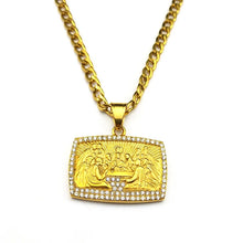 Load image into Gallery viewer, 18K Gold Plated Stainless Steel Last Supper Chain
