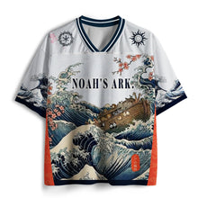 Load image into Gallery viewer, Noah's Ark, Genesis Faith Tsunami Waves of Justice Premium Art Jersey
