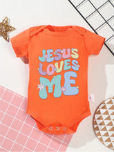 Load image into Gallery viewer, Jesus Loves Me Newborn Bloom Onesie
