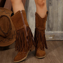 Load image into Gallery viewer, Remnant Rodeo Cowgirl Suede Boots

