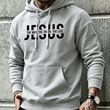 Load image into Gallery viewer, Way, Truth, Life Cotton Hoodie
