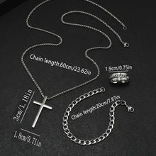 Load image into Gallery viewer, Men's Crown and Cross Gift Set
