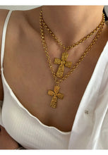 Load image into Gallery viewer, Baroque Vintage Cross Necklace
