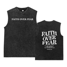 Load image into Gallery viewer, Psalm 118:6 Faith Over Fear Premium Cotton Tank
