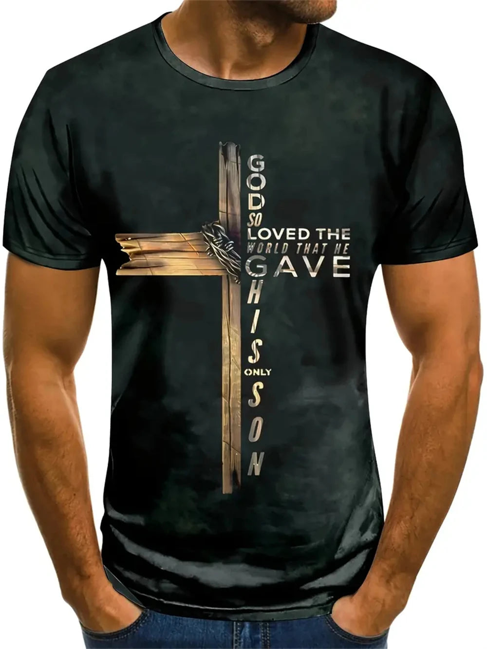 John 3:16 Flex Casual Tshirt