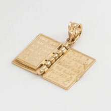 Load image into Gallery viewer, 18K Gold Plated Holy Bible Lord's Prayer Necklace
