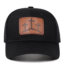 Load image into Gallery viewer, Three Cross Trucker Snapback

