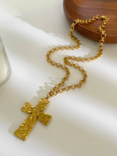 Load image into Gallery viewer, Baroque Vintage Cross Necklace
