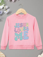 Load image into Gallery viewer, Jesus Loves Me Bloom Sweatshirt
