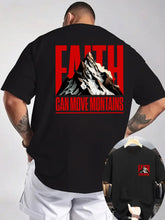 Load image into Gallery viewer, Faith Can Move Mountains Graphic Cotton Tshirt
