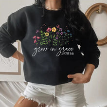 Load image into Gallery viewer, Grace Garden 2 Peter 3:18 Sweatshirt
