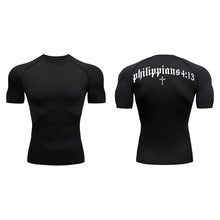 Load image into Gallery viewer, Philippians 4:13 Fit Training Shirt (Short Sleeve and Long Sleeve Available)
