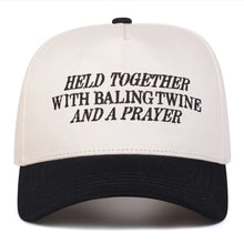 Load image into Gallery viewer, Chosen Wheat Harvest Held Together Through Prayer and Twine Snapback
