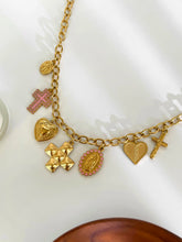 Load image into Gallery viewer, Stainless Steel Cross Heart Choker
