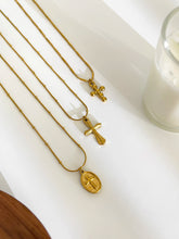 Load image into Gallery viewer, 18K Gold Plated Cross Necklace Set
