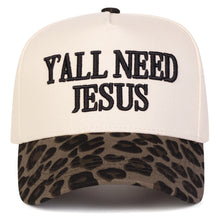 Load image into Gallery viewer, Y'all Need Jesus Camo Safari Wilderness Snapback
