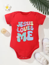 Load image into Gallery viewer, Jesus Loves Me Newborn Bloom Onesie
