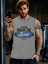 Load image into Gallery viewer, Psalm 150:6 Built Lord Strong Premium Cotton Tank
