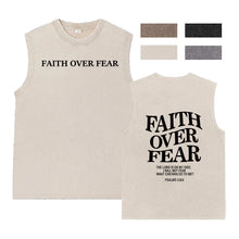 Load image into Gallery viewer, Psalm 118:6 Faith Over Fear Premium Cotton Tank
