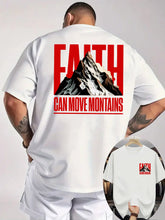 Load image into Gallery viewer, Faith Can Move Mountains Graphic Cotton Tshirt
