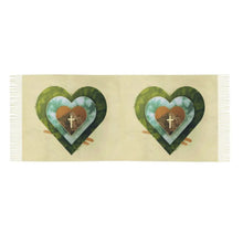 Load image into Gallery viewer, Sacred Heart Covered Fashion Wrap Scarf
