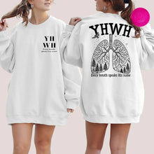 Load image into Gallery viewer, Yahweh Every Breath Lungs Camp Sweatshirt

