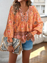 Load image into Gallery viewer, Daisy&#39;s Morning Prairie Ruffle Sleeve Top
