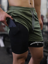 Load image into Gallery viewer, Strength In Verses Fit Combo Athletic Shorts
