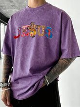 Load image into Gallery viewer, Jesus Saves Vintage Washed Cotton Tshirt
