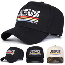 Load image into Gallery viewer, Retro King Jesus Resurrected v2.0 Premium Snapback

