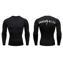 Load image into Gallery viewer, Isaiah 41:10 Fit Training Shirt (Short Sleeve and Long Sleeve Available)
