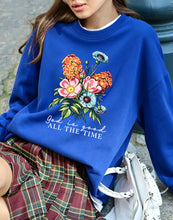 Load image into Gallery viewer, God Is Good All The Time Wildflower Cotton Fleece Sweatshirt
