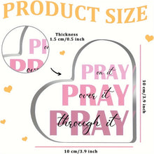 Load image into Gallery viewer, Pray, Pray, Pray Pink Desk Decor
