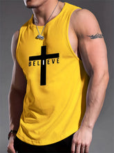 Load image into Gallery viewer, Believe In Salvation Cotton Casual Fit Tank
