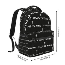 Load image into Gallery viewer, Jesus Is King Backpack
