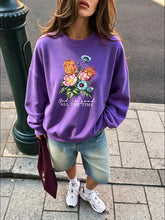 Load image into Gallery viewer, God Is Good All The Time Wildflower Cotton Fleece Sweatshirt

