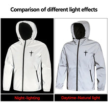 Load image into Gallery viewer, Reflective Cross Seasonal Windbreaker
