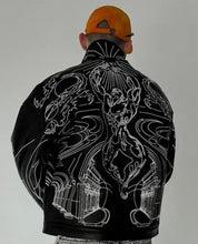 Load image into Gallery viewer, Heavenly Bodies Chosen Holy Spirit Faux Leather Jacket
