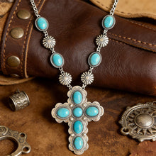Load image into Gallery viewer, Sierra Native Desert Cross Necklace
