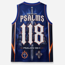 Load image into Gallery viewer, Army Of Yahweh Psalms 118:1 Premium Exclusive Release Basketball Jersey
