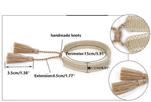 Load image into Gallery viewer, #WWJD 2024 Craft Tassle Bracelet
