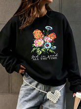 Load image into Gallery viewer, God Is Good All The Time Wildflower Cotton Fleece Sweatshirt
