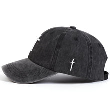 Load image into Gallery viewer, Simple Washed Cross Cap
