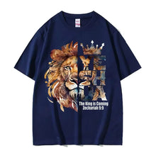 Load image into Gallery viewer, Zechariah 9:9 Return Of Yeshua, The King Of Judah Tshirt
