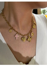 Load image into Gallery viewer, Stainless Steel Cross Heart Choker
