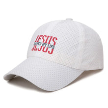 Load image into Gallery viewer, Jesus Saved My Life Adjustable Sports Cap
