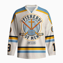 Load image into Gallery viewer, Fishers Of Men Matthew 4:19 Hockey Jersey
