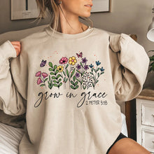 Load image into Gallery viewer, Grace Garden 2 Peter 3:18 Sweatshirt
